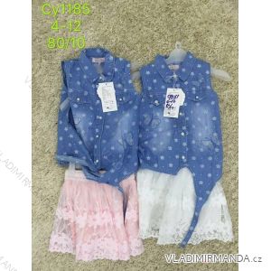 Summer shirt sleeveless shirt for knot and skirt youth adolescent (4-12 years) SAD SAD19CY1185
