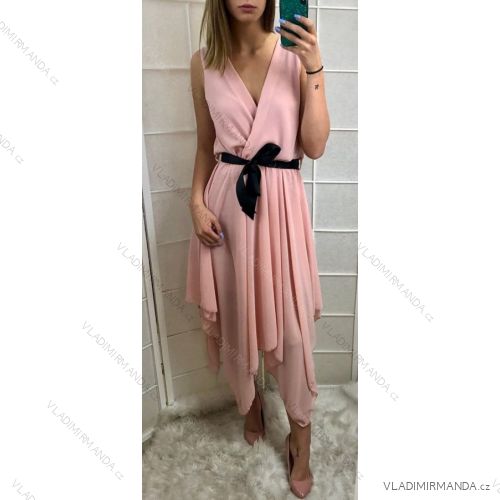 Dresses long summer women's strip (uni sl) ITALIAN Fashion IM918186