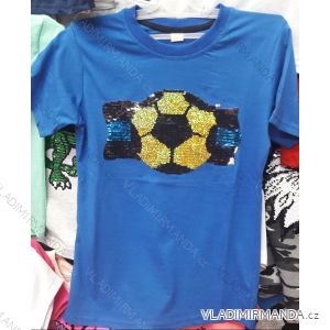 Short Sleeve T-Shirt Youth with Glitters (122-152) TUZZY TURKISH PRODUCTION TV419178
