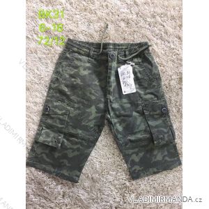 Trousers 3/4 baby boy boys camouflage (6-16 years) SAD SAD19BK31
