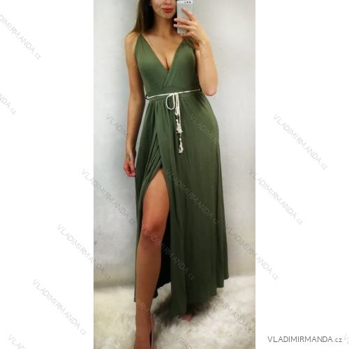 Dresses long summer women's strip (uni sl) ITALIAN Fashion IM918186