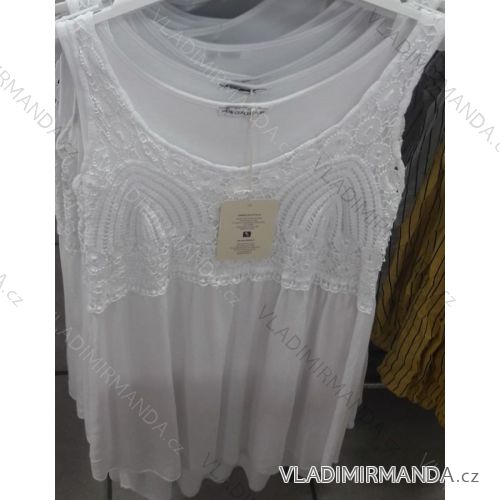 Sleeveless T-Shirt Women's (uni xl-3xl) ITALIAN MODE IM719686
