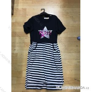 Short Sleeve Dress Baby Adolescent Girl Nautical Strip (122-152) TURKISH FASHION TV519032
