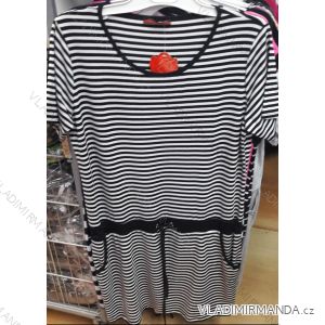 Short sleeve ladies dress striped oversized (xl-3xl) EXCZOTIC TM819772
