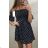Summer dress with bare shoulders short ladies polka dot (uni s / m) ITALIAN MODE IM919287
