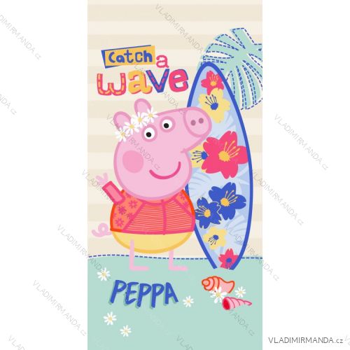 Bath towel beach piglet cotton (70 x 140 cm) SETINO PP182012
