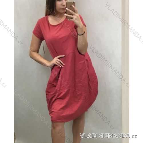 Summer women's dress with pockets (Uni L / xl) ITALIAN FASHION IM819130