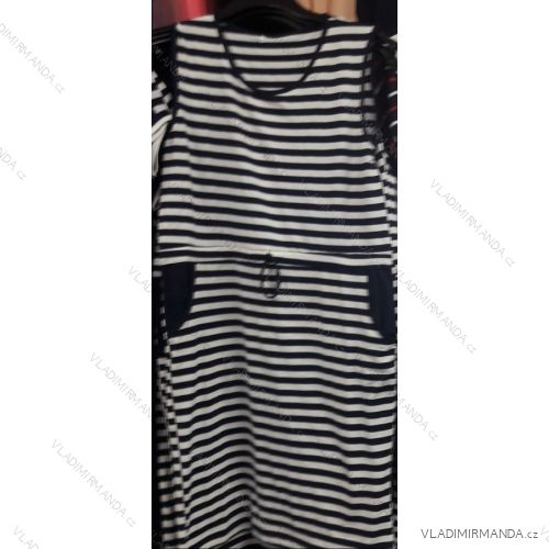Summer Sleeveless Dress with Drawstring Short Women Oversized (44-50) POLISH FASHION PM619002