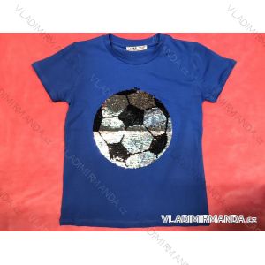 T-shirt short short sleeve with baby girl's sequins (8-12 years) TURKEY MODA TVB20019