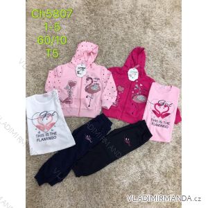 Tracksuit with T-shirt for girls (1-5 years) SAD SAD19CH5807
