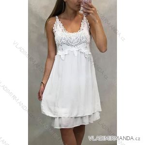 Summer dresses with lace ladies (uni s / m) ITALIAN MODE IM1419020

