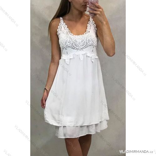 Summer dresses with lace ladies (uni s / m) ITALIAN MODE IM1419020

