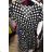 Summer short sleeve dress women's polka dot (uni s / m) ITALIAN MODE IM919696
