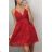 Elegant short women's dress on hangers (uni s / m) ITALIAN MODA IM9195900