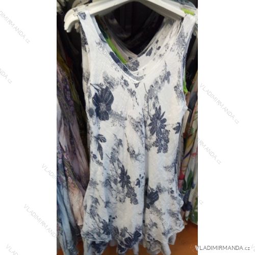 Summer dress on wide shoulder straps women (uni sl) ITALIAN FASHION IM13016
