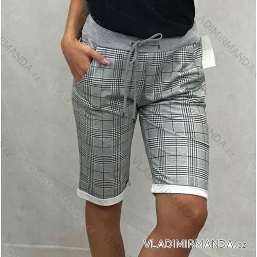 Sweatpants 3/4 short summer shorts women square (uni s / m) ITALIAN MODE IM1319130
