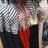 Dresses short summer striped ladies (uni sl) ITALIAN MODE IM519453
