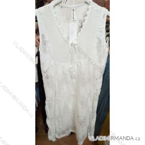 Summer Sleeveless Dress Lace Women (uni s / m) ITALIAN MODE IM1419012