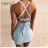 Women's wide hangers dress with ribbon (s-xl) AFASHION AF19171
