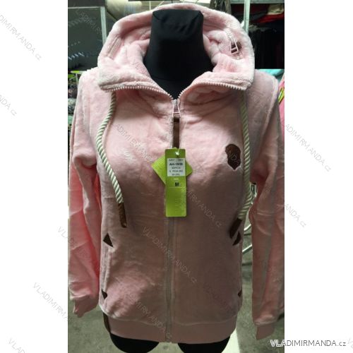 Sweatshirt warm velvet zipper women (m-3xl) VINTE VIN19AH-1939
