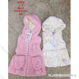 Vest fur baby girl (1-5 years) SAD19WW02
