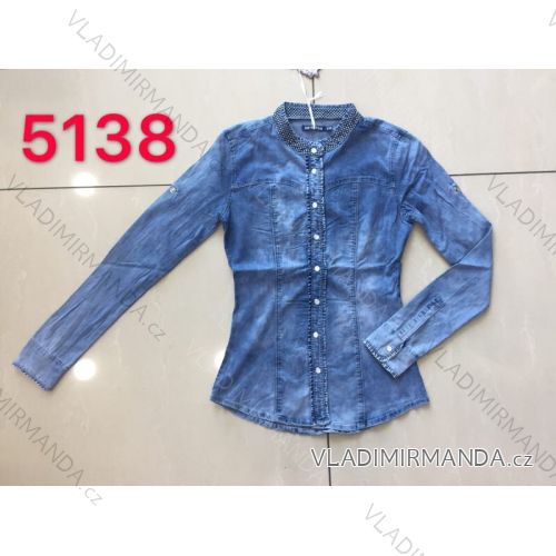 Women's denim shirt (l-4xl) GOURD LEX195138
