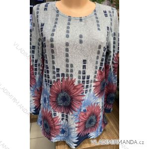 Ladies t-shirt long sleeve oversized (M-3XL) DUNAUONE PM119218
