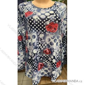 Ladies t-shirt long sleeve oversized (M-3XL) DUNAUONE PM119224
