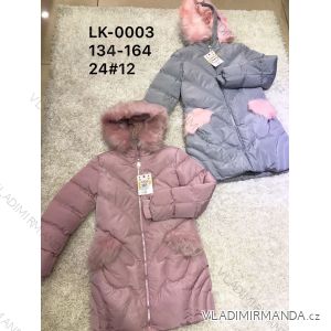 Girls' winter coat (134-164) ACTIVE SPORT ACT21LK-0003