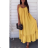 Long sleeveless dress womens neon (uni sl) ITALIAN MODA IMT18439 Black