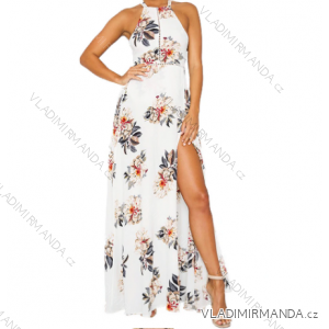 Summer long sleeveless dress women's flowered (s-xl) AFASHION AF19190
