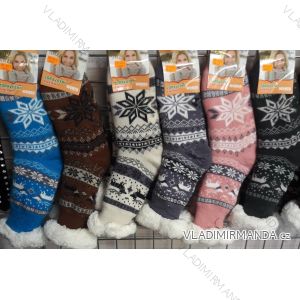 Women's warm cotton socks (35-42) AMZF PB-603-1
