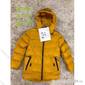 Boy´s winter coat with hood and fur SAD SAD19KF127