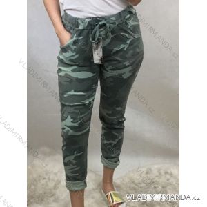 pants canvas elastic long ladies camouflage (uni s / m) ITALIAN FASHION IM919790
