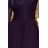 210-2 NICOLLE - lace neckline - navy blue
