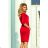 13-96 Sports dress with binding and pockets - red
