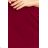 237-2 KELLY Elegant dress with a neckline - burgundy
