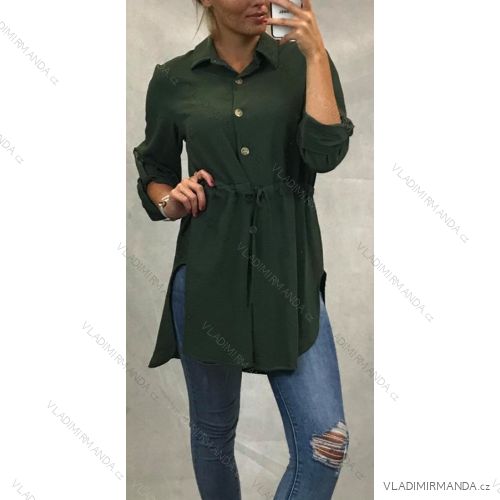 Long Sleeve Shirt Dress women (uni s / l) ITALIAN FASHION IM919875