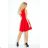 Dress circle - heart shaped neckline - Red 114-3
