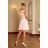 157-3 Dress MARTA with lace - pastel pink
