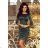 180-3 Dress with Lace - Bright Green
