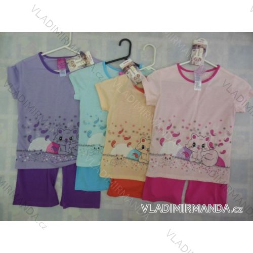 Pajamas short sleeve and 3/4 pants teen girl (128-164) ARTENA 58085