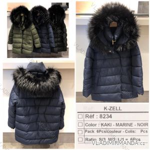 Winter jacket with hood and fur (K-ZELL ITALIAN MODA KZE188176