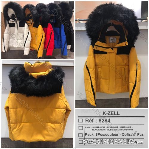 Winter jacket with hood and fur (K-ZELL ITALIAN MODA KZE188176