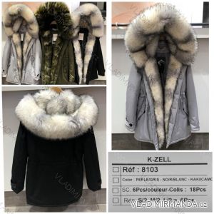 Winter jacket with hood and fur (S-M-L) K-ZELL  MODA KZE188176