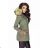 Coat winter park with fur women KZELL ITALIAN MODA MF18005