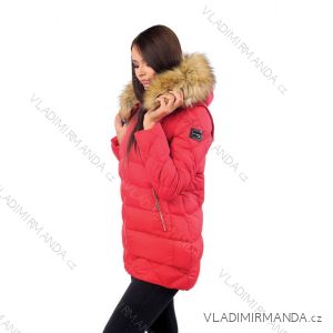 Winter jacket with fur quilted womens (sml-xl) MFASHION MF18M-204A