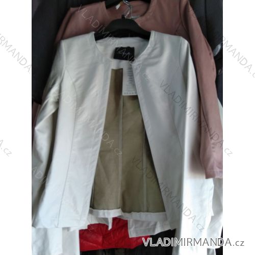 Ladies' Sweater Polished Leatherette (SL) ITALIAN Fashion IM9184187