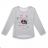 Long sleeve T-shirt with young girls (134-164) KUGO K1916