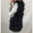 Winter jacket furskin with leather pockets warm artificial fur (s-4xl) AFASHION AF18048